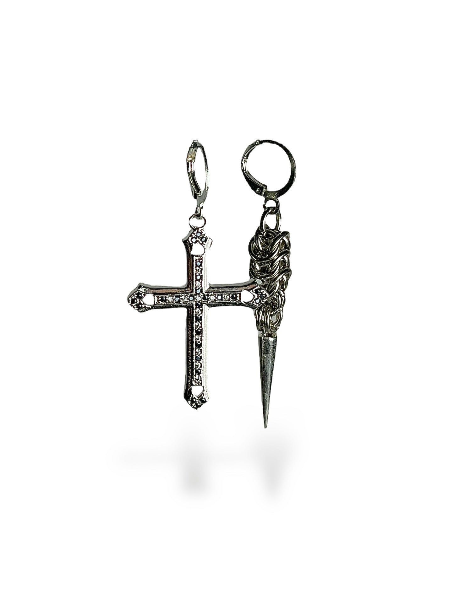 Cross earrings
