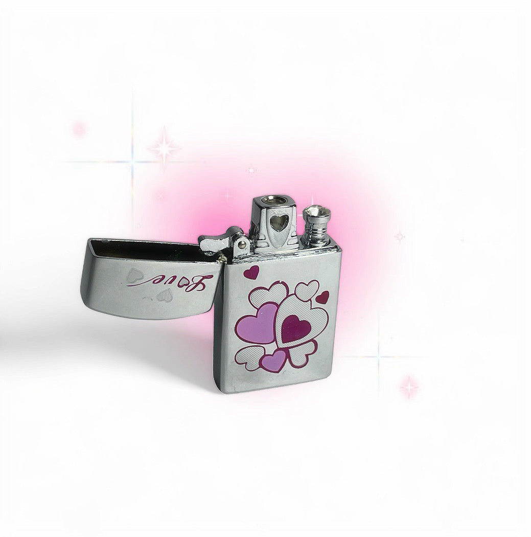 Metal love lighter