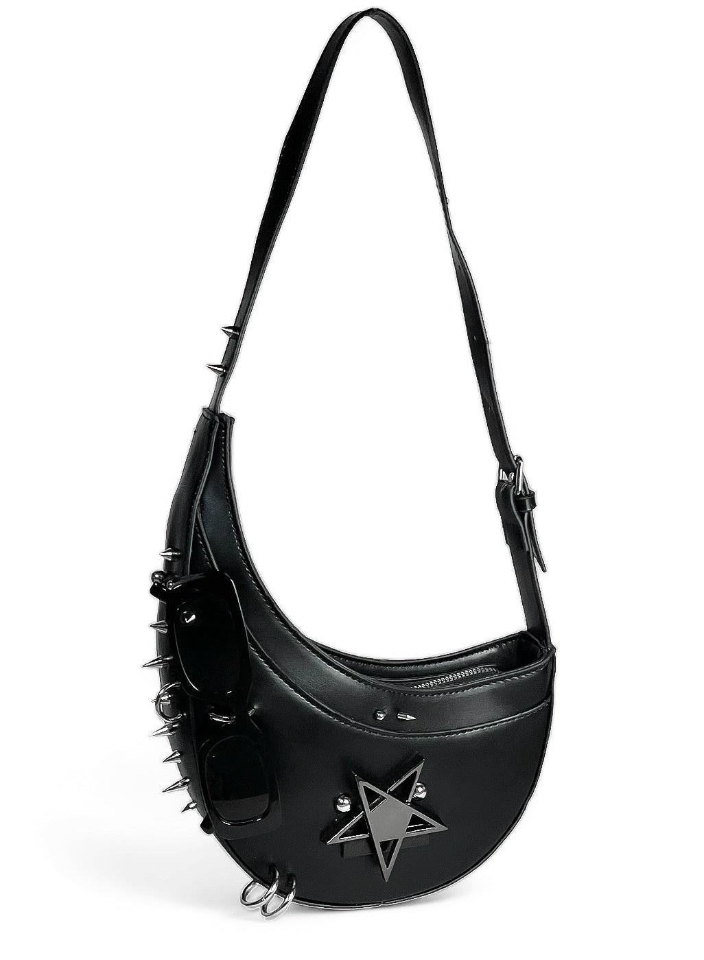 Punk mini hobo bag