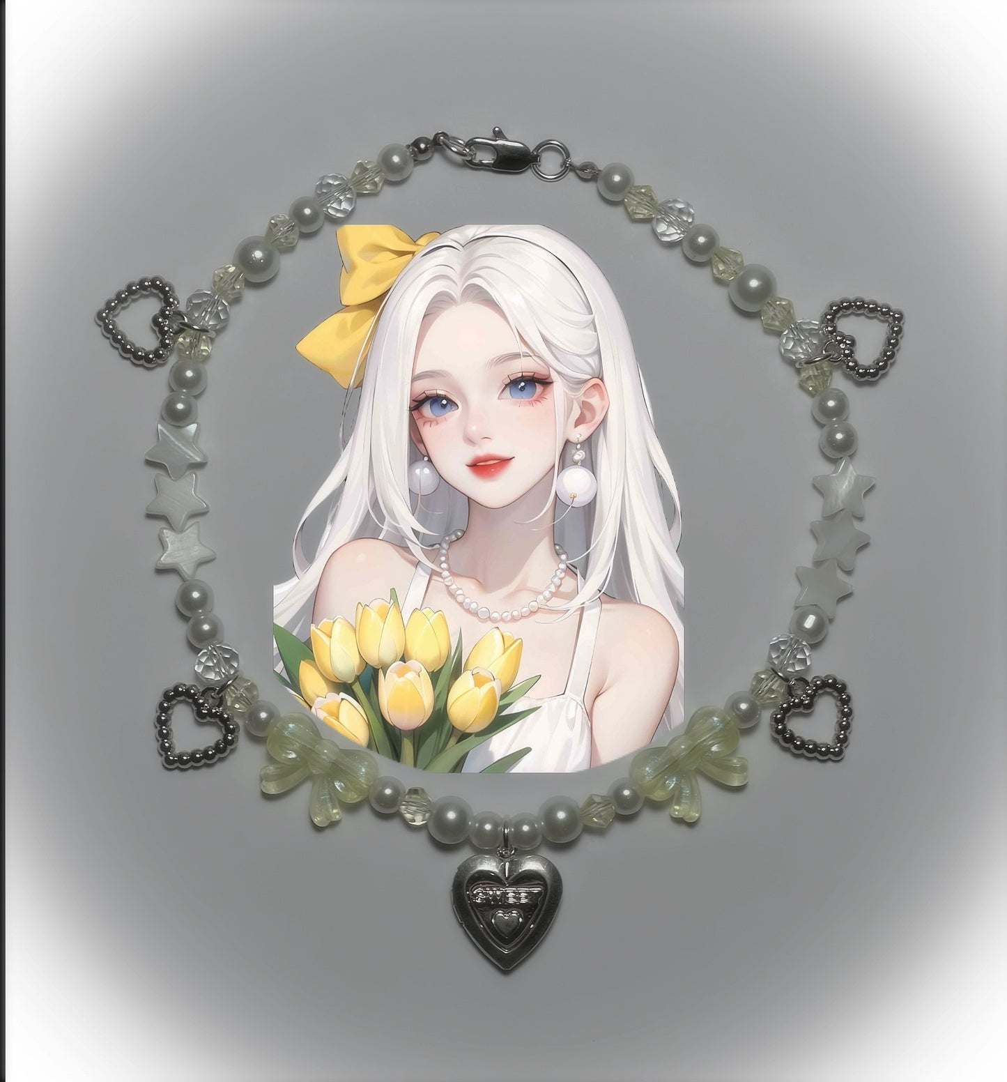 Locket heart necklace
