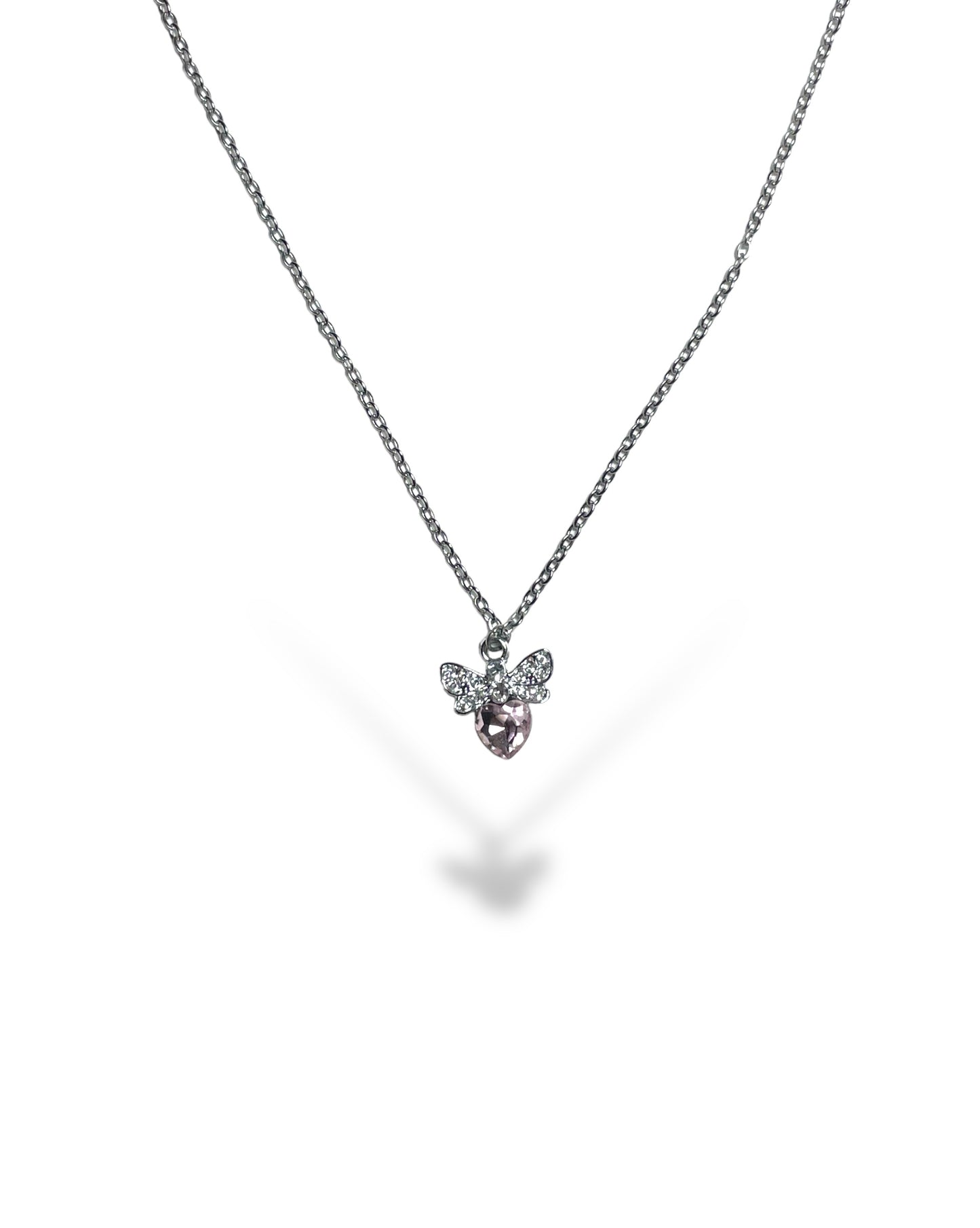 Heart orb necklace