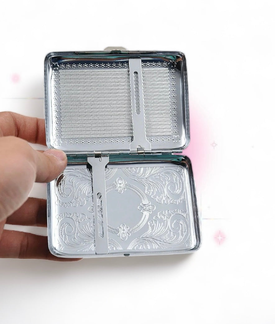 Silver cigarette box