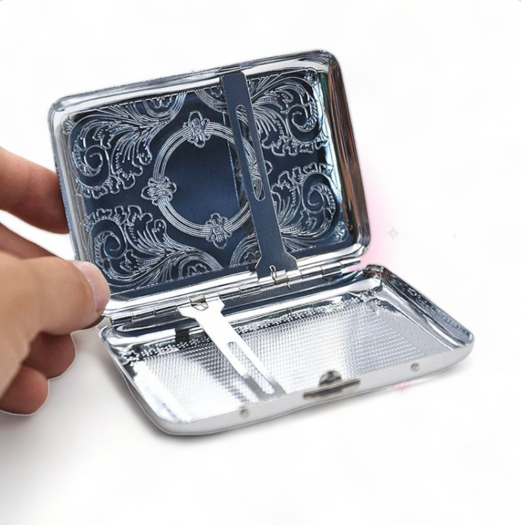 Silver cigarette box