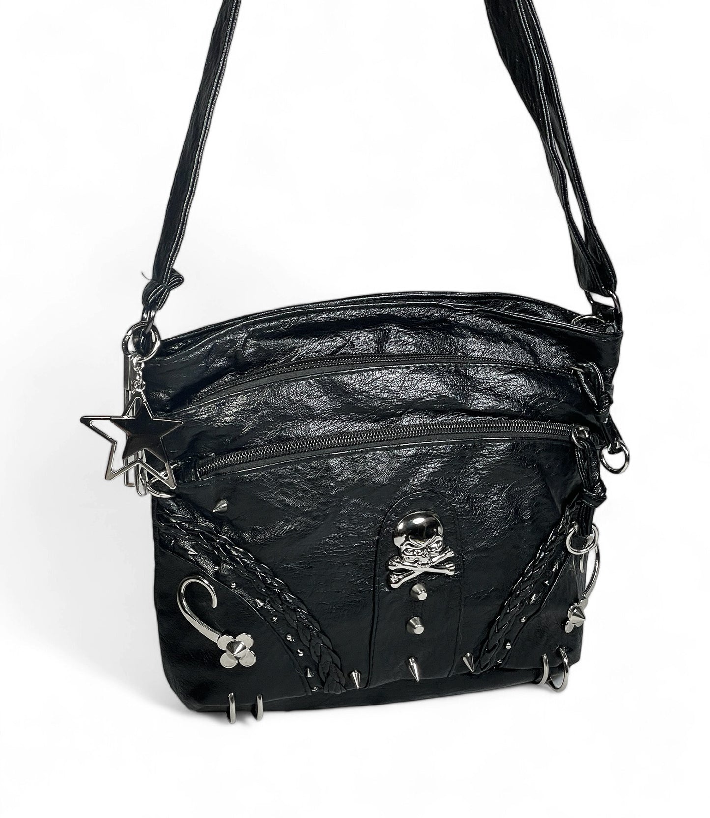 Gothic pocket shoulder bag