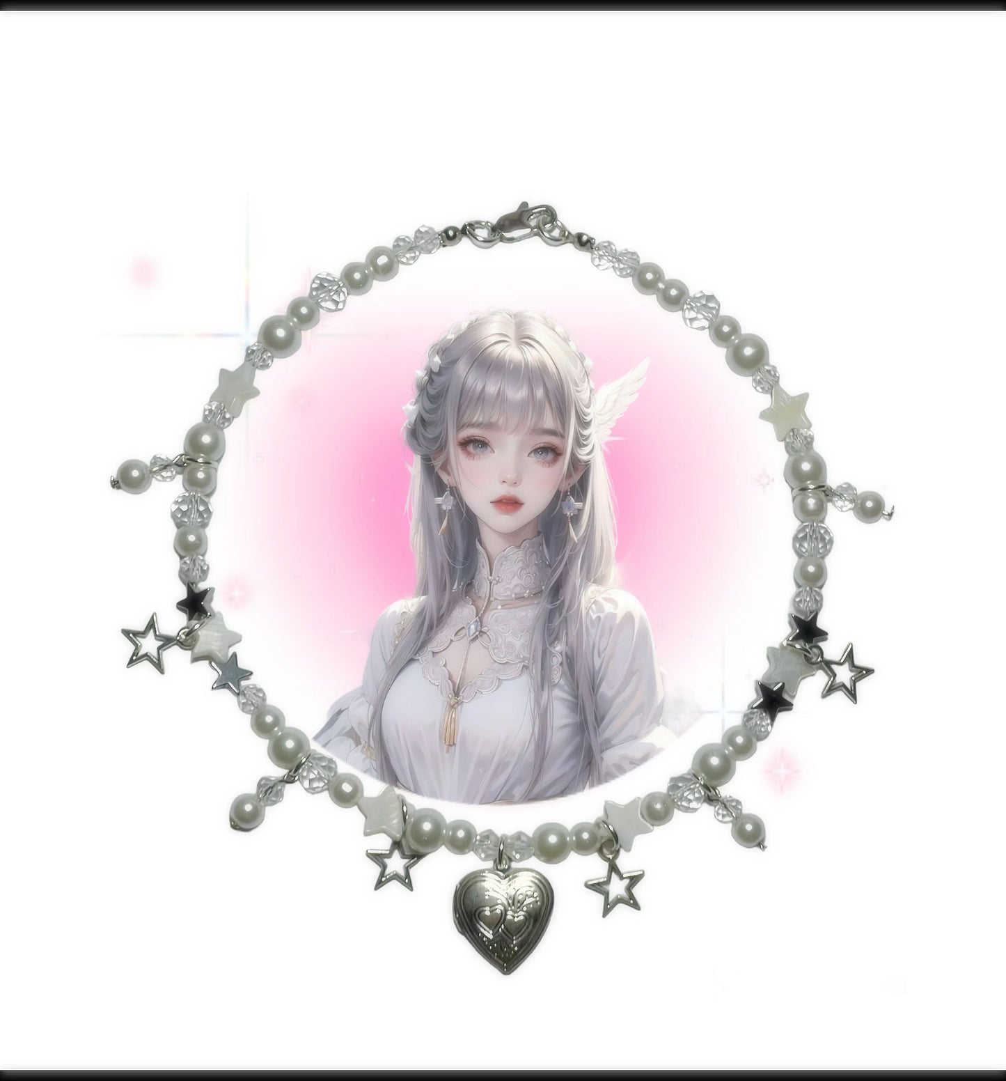 Locket heart necklace
