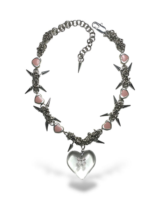 Cyber heart Grid Collar
