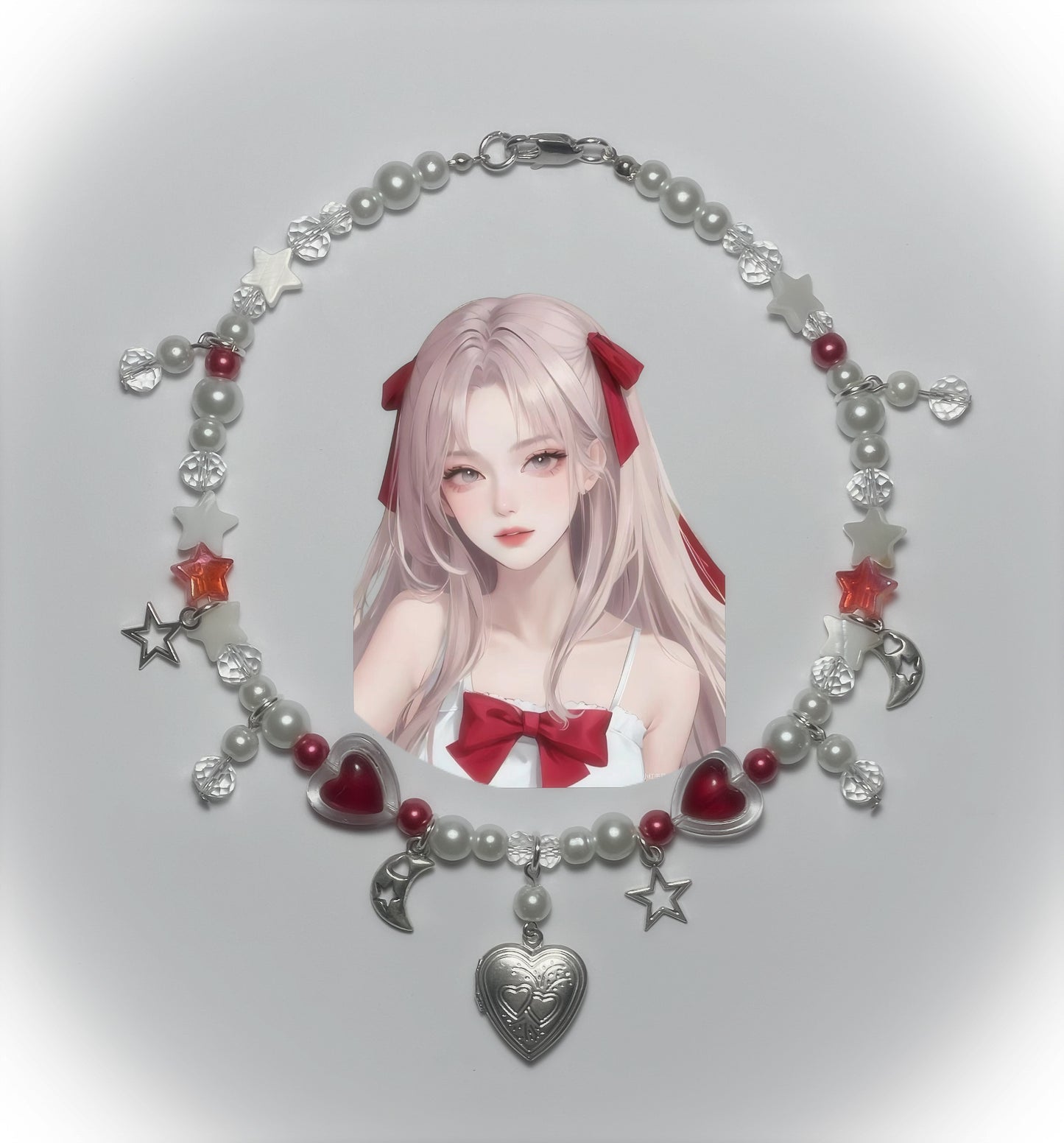 Locket heart necklace