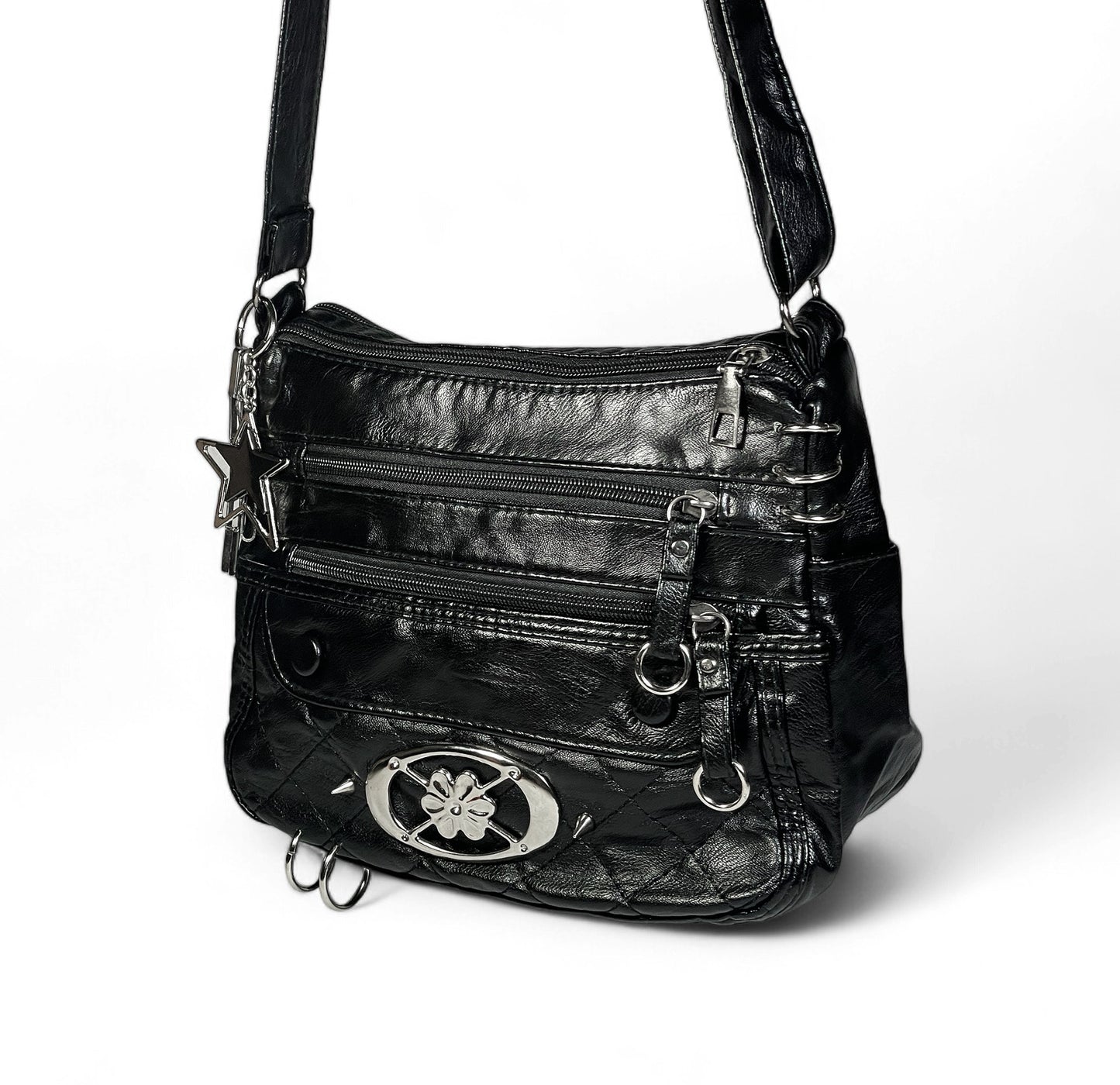 Small black shoulder bag