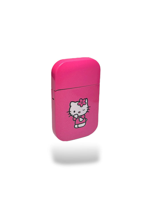 Pink flame hello kitty lighter