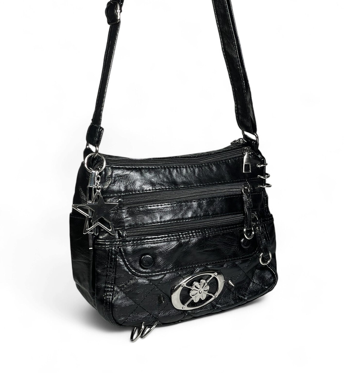 Small black shoulder bag