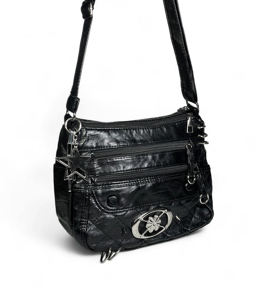Small black shoulder bag
