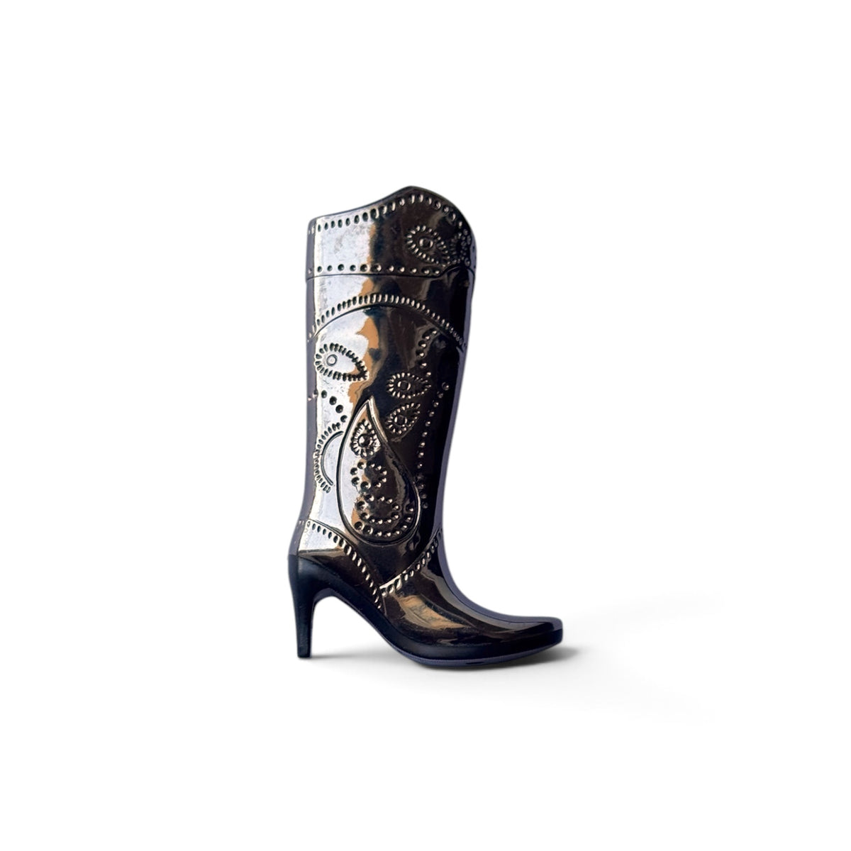 Cowboy dark chrome boots