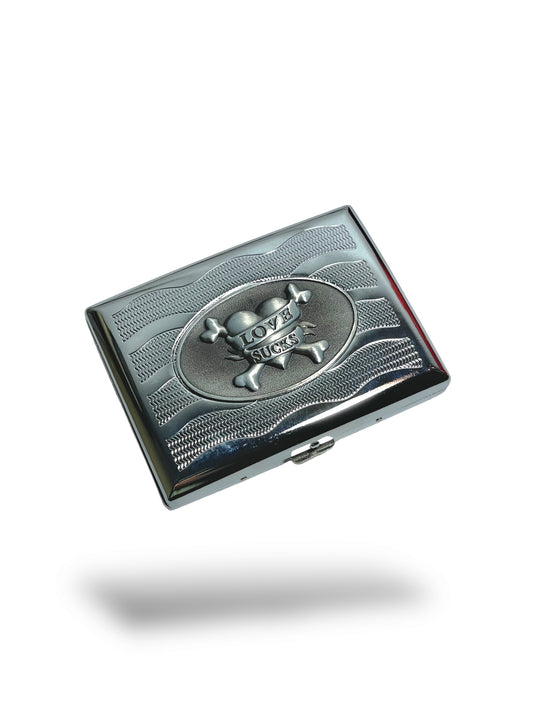 Love sucks cigarettes box