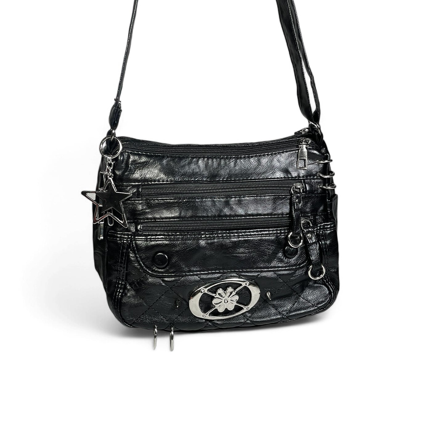 Small black shoulder bag