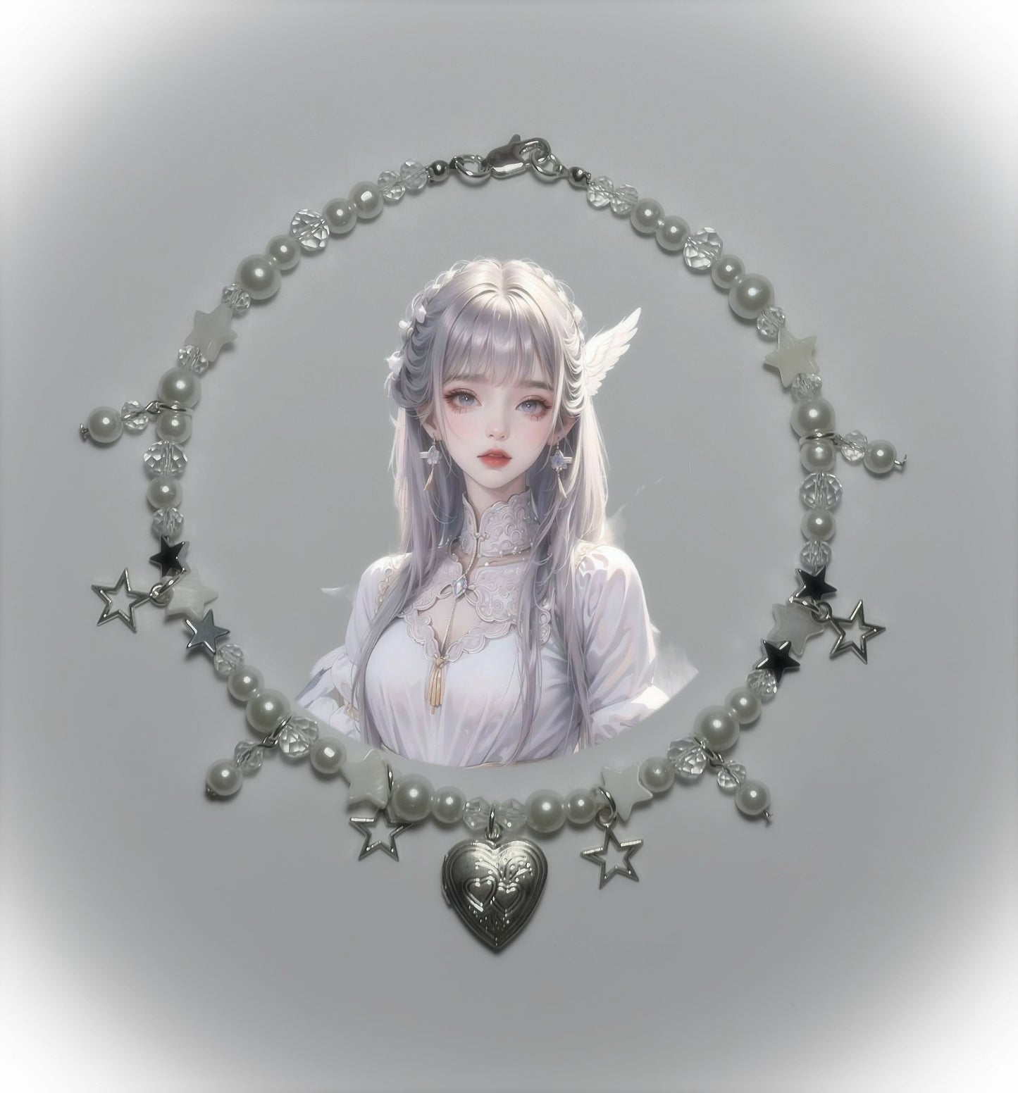 Locket heart necklace