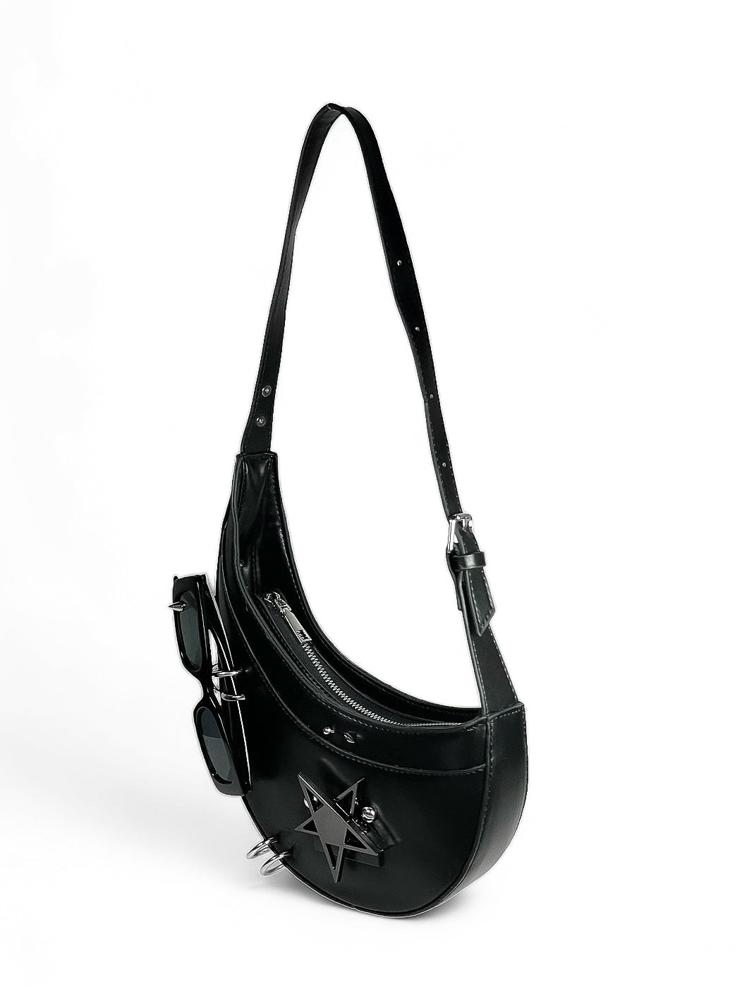 Punk mini hobo bag