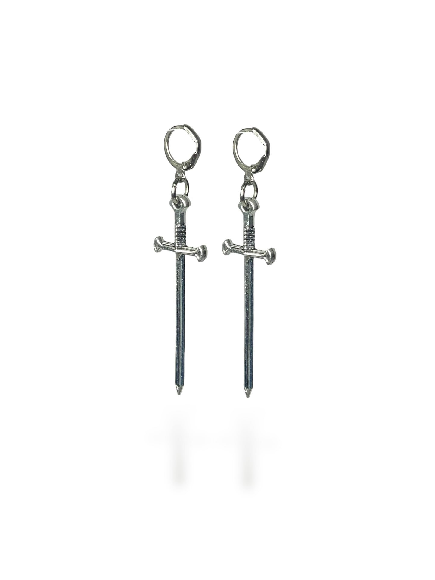 Sword earrings