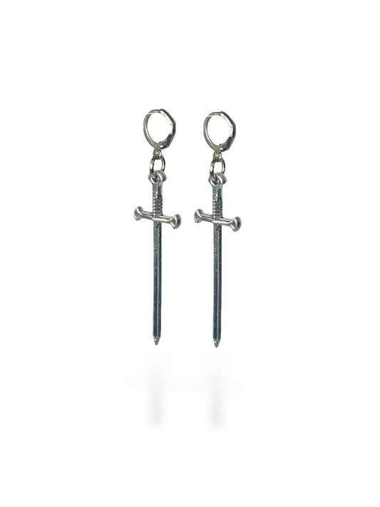 Sword earrings