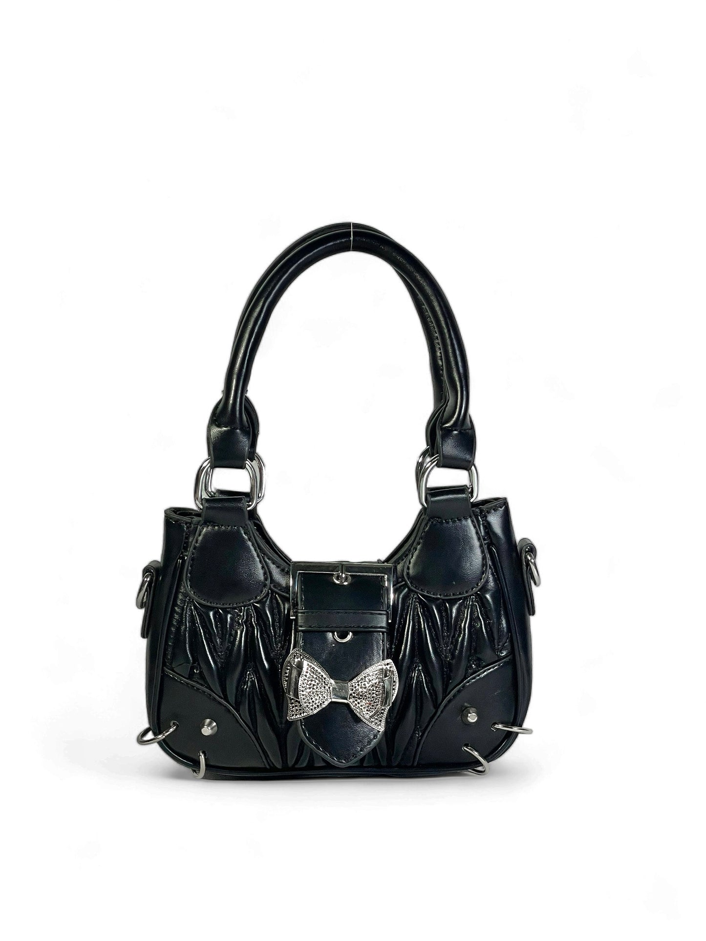 Moth mini black hand bag