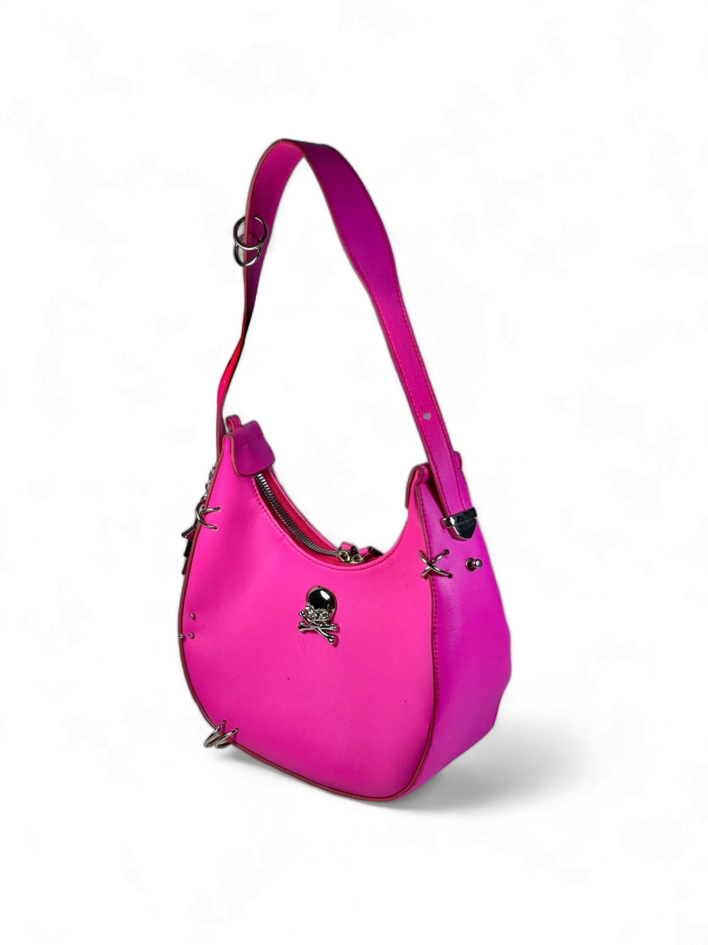 Hot pink hobo bag