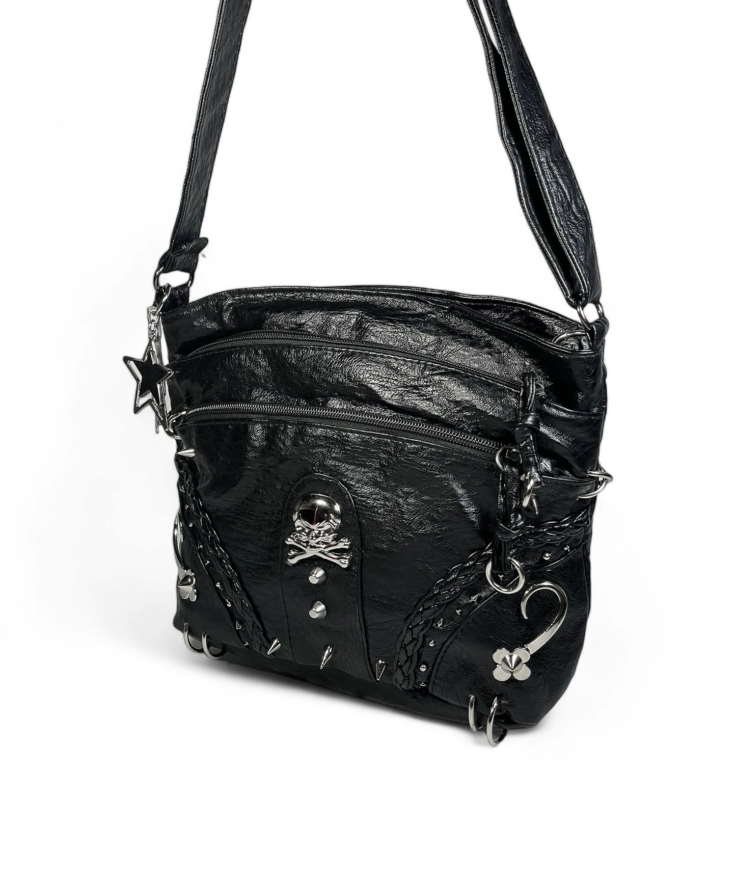Gothic pocket shoulder bag