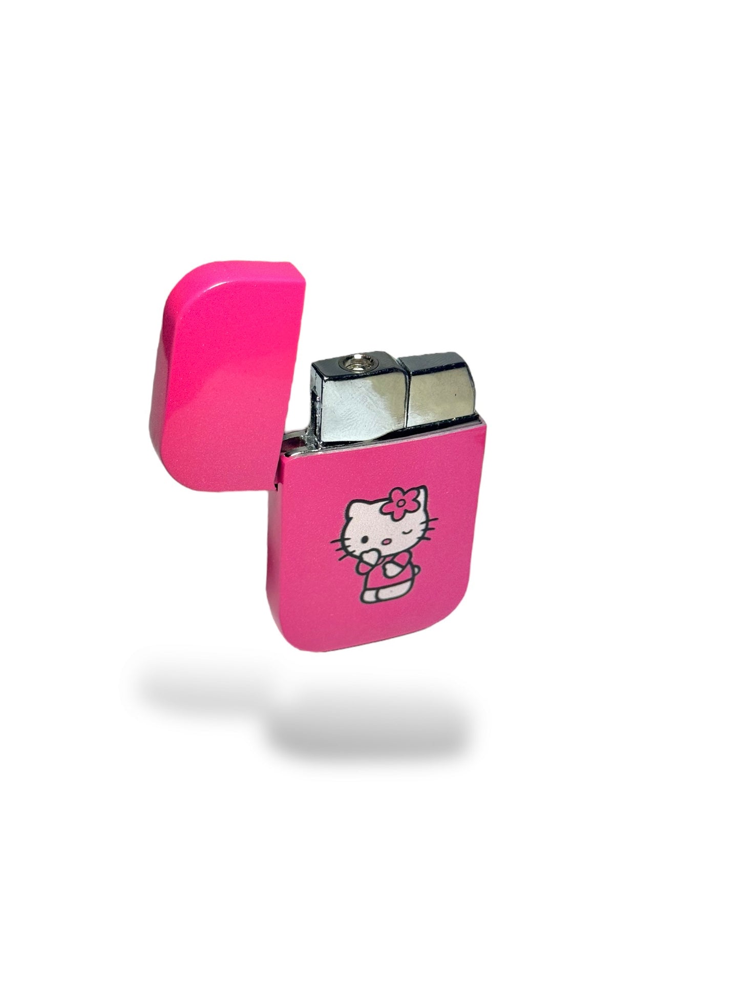 Pink flame hello kitty lighter