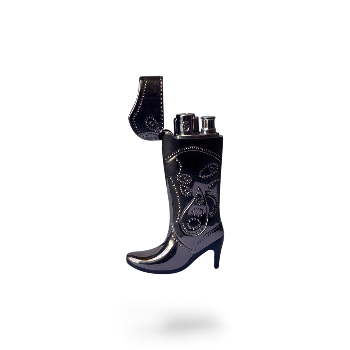 Cowboy dark chrome boots