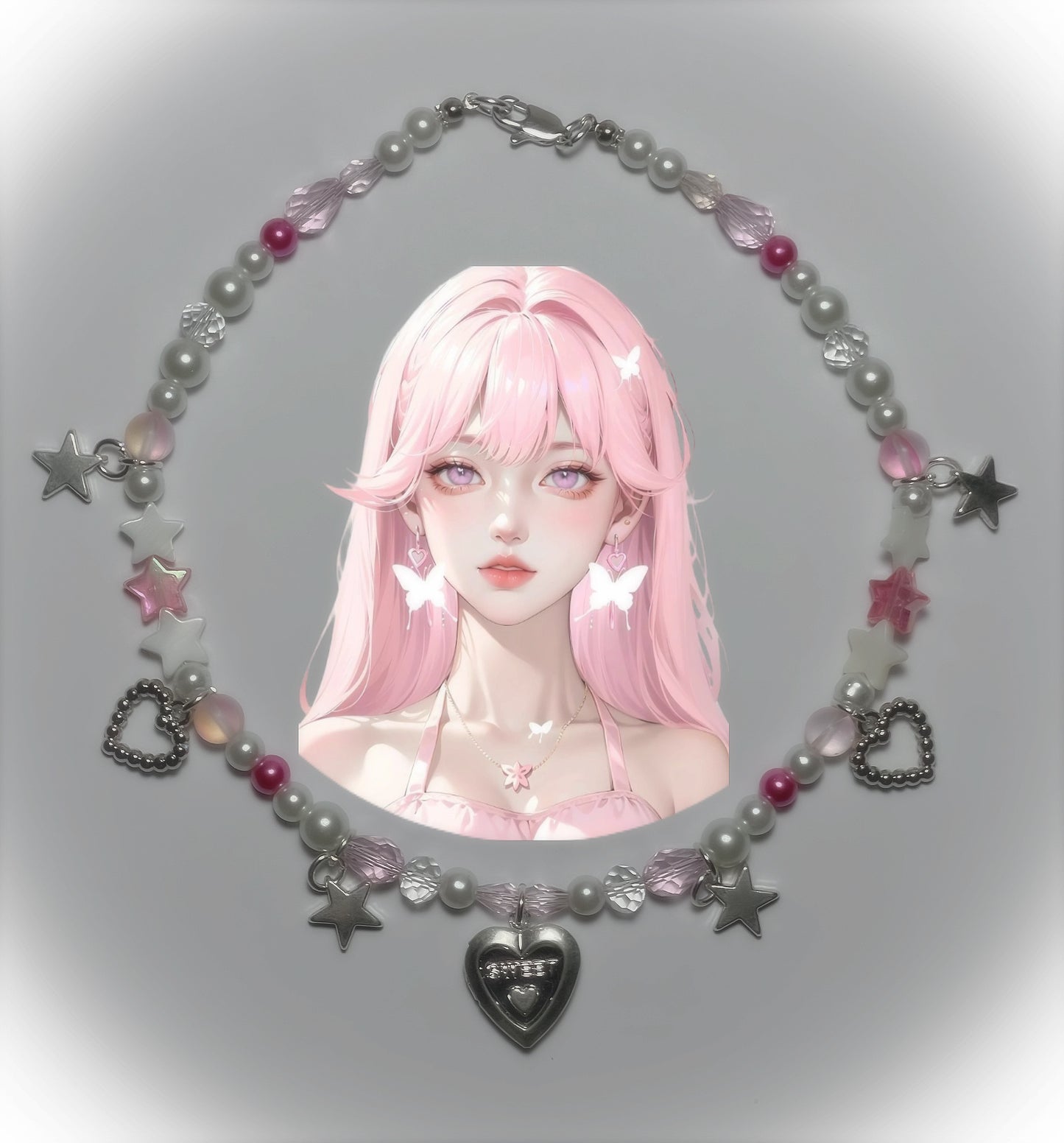 Locket heart necklace
