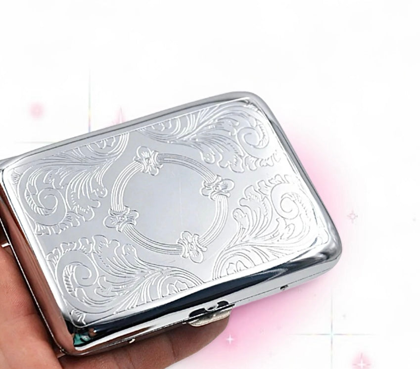 Silver cigarette box