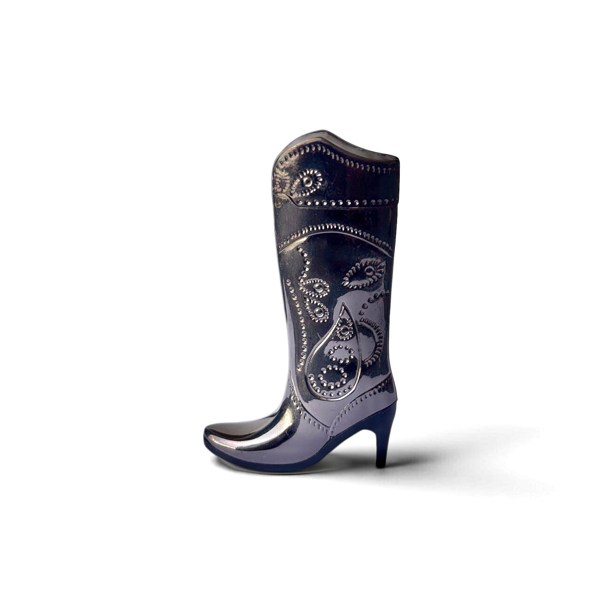 Cowboy dark chrome boots
