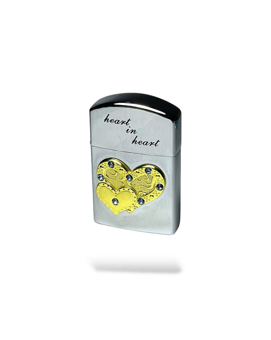 gold heart lighter
