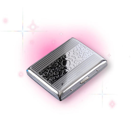 Silver cigarette box