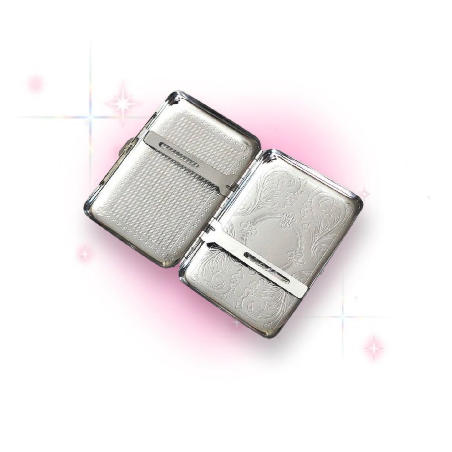 Silver cigarette box