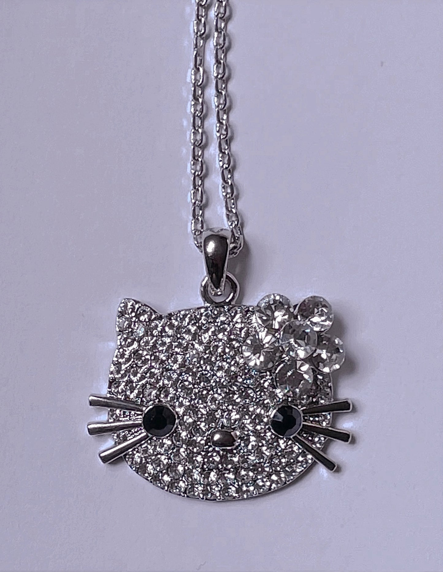 Hello kitty Rhinestone necklace